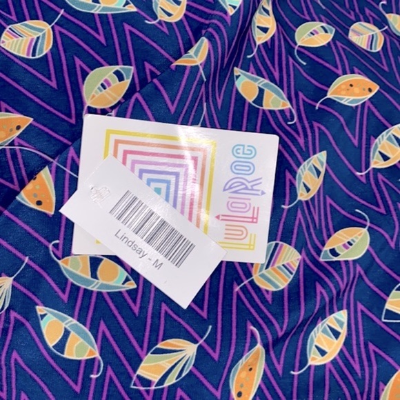 Lularoe leaf print cardigan size medium new with tags - Picture 6 of 6